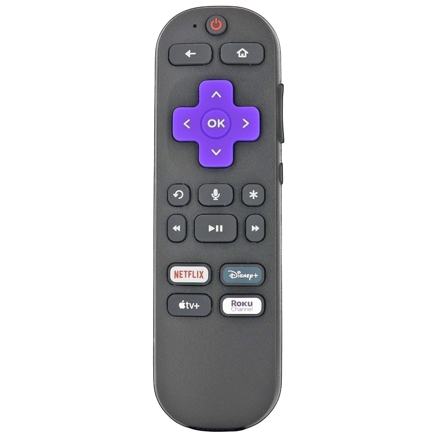 Roku RC-GR4 Streaming Remote Control 3226000205 [RCGZ1, NO GAME KEYS / HEADPHONE JACK]