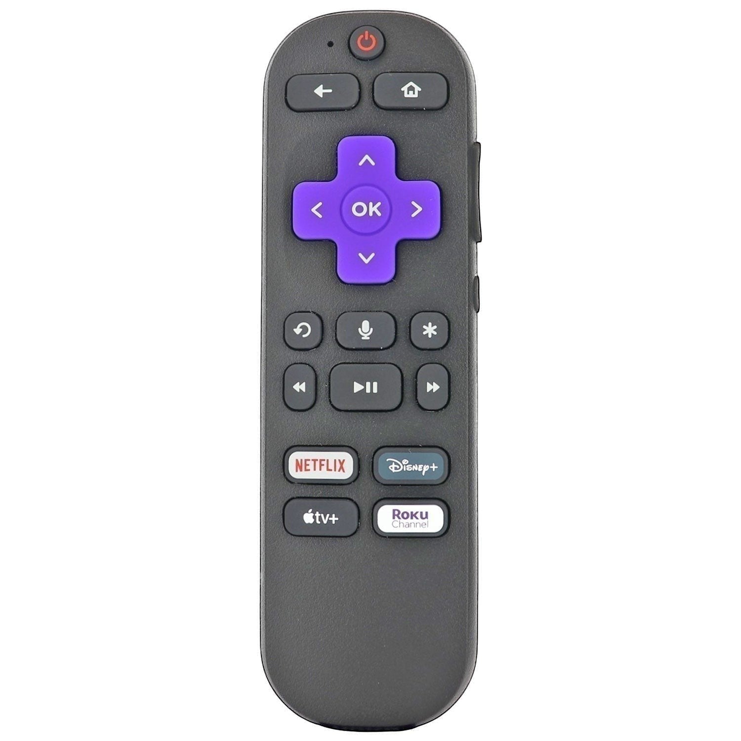 Substitute for Roku 3 Gaming Streaming Remote Control with Shortcut Keys ROKU3RF [RCGZ1, NO GAME KEYS / HEADPHONE JACK]