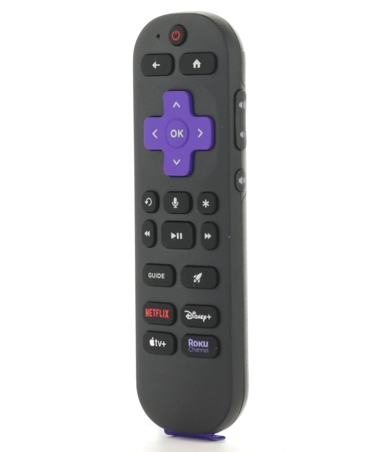 Roku RC-OS1 Roku Streaming Remote Control - Pro 2nd edition | Backlighting | Voice | Rechargeable | Netflix | Disney+ | Apple TV+ | Roku Channel - 3026000194