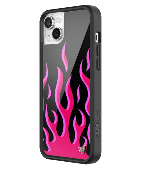 Flames | Black & Red iPhone Case