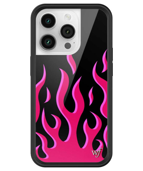 Flames | Black & Red iPhone Case