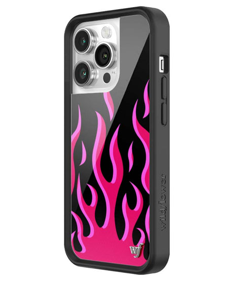 Flames | Black & Red iPhone Case