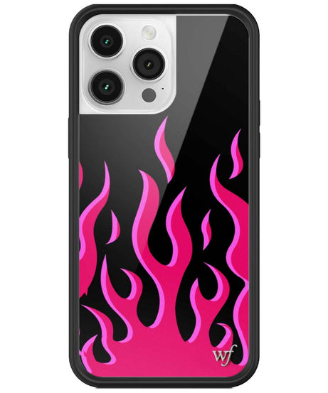 Flames | Black & Red iPhone Case
