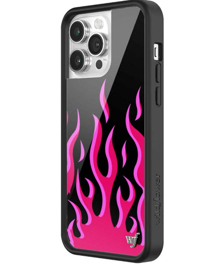 Flames | Black & Red iPhone Case