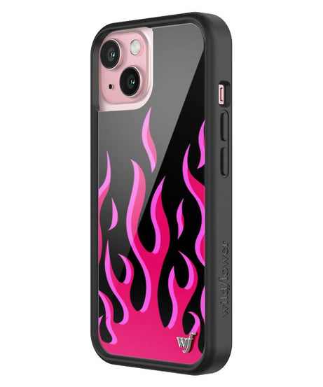 Flames | Black & Red iPhone Case