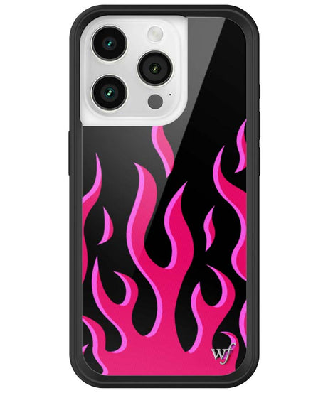 Flames | Black & Red iPhone Case