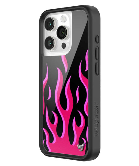 Flames | Black & Red iPhone Case