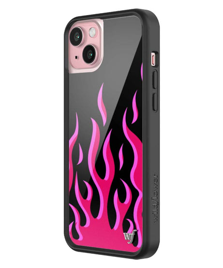 Flames | Black & Red iPhone Case