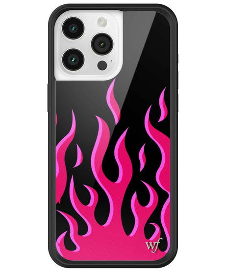 Flames | Black & Red iPhone Case