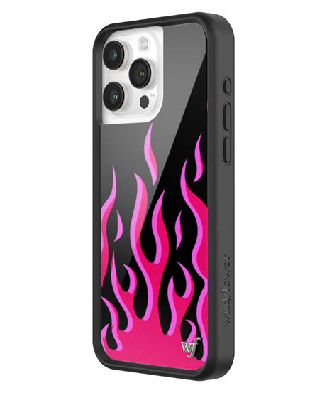 Flames | Black & Red iPhone Case