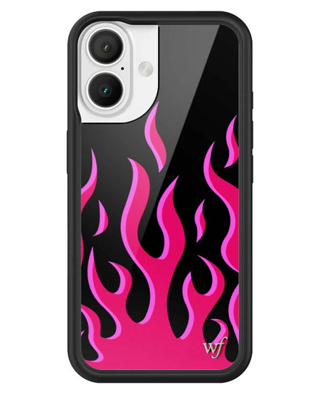 Flames | Black & Red iPhone Case