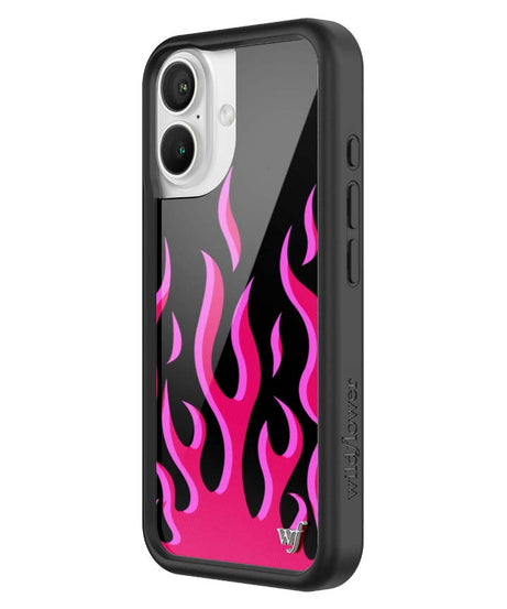 Flames | Black & Red iPhone Case