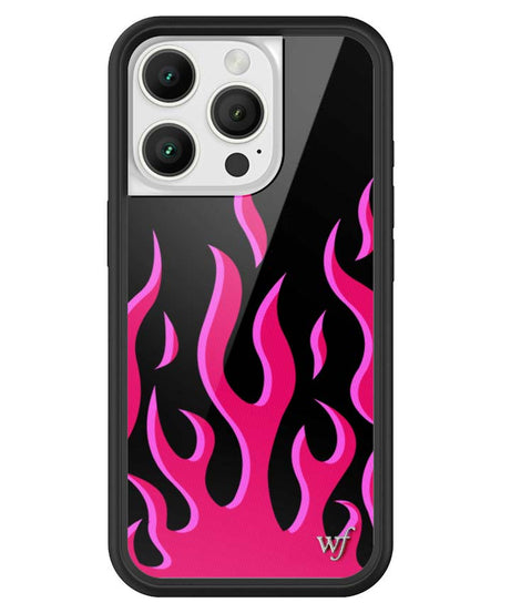 Flames | Black & Red iPhone Case