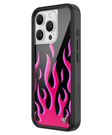 Flames | Black & Red iPhone Case