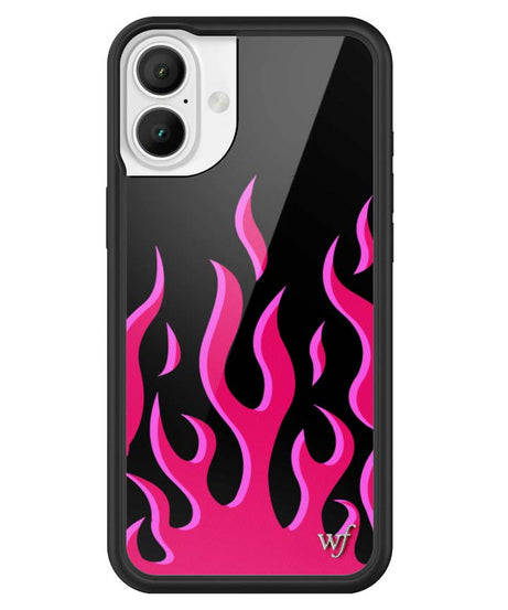 Flames | Black & Red iPhone Case