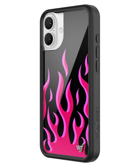Flames | Black & Red iPhone Case