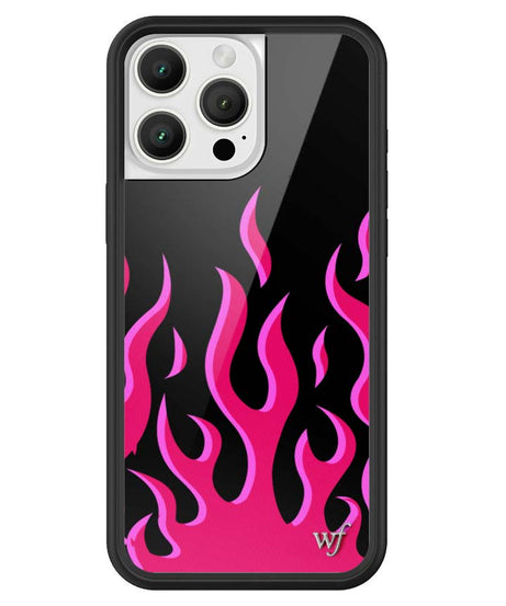 Flames | Black & Red iPhone Case