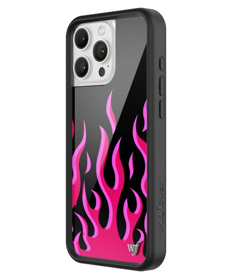 Flames | Black & Red iPhone Case