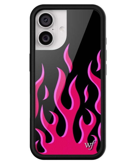Flames | Black & Red iPhone Case