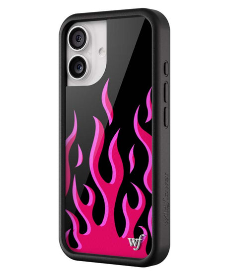 Flames | Black & Red iPhone Case