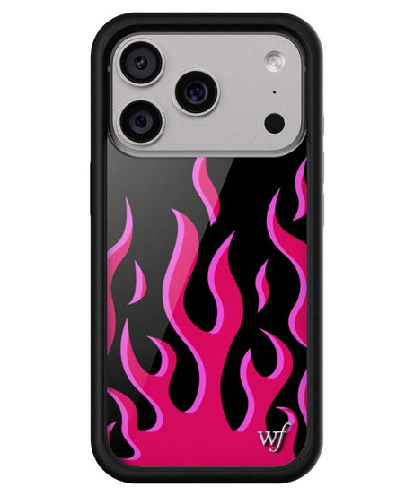 Flames | Black & Red iPhone Case