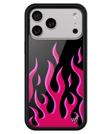 Flames | Black & Red iPhone Case