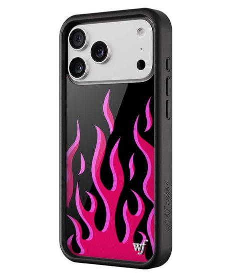 Flames | Black & Red iPhone Case