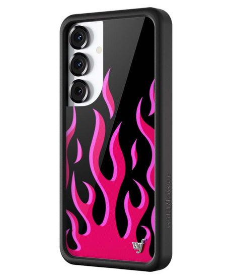 Flames | Black & Red Samsung Galaxy Case