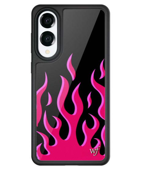 Flames | Black & Red Samsung Galaxy Case