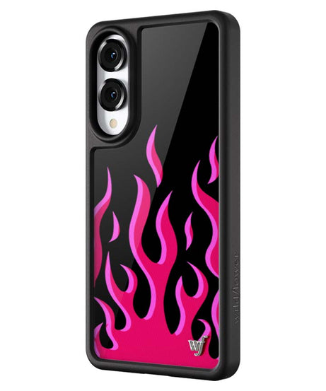 Flames | Black & Red Samsung Galaxy Case