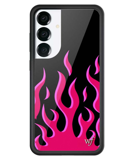 Flames | Black & Red Samsung Galaxy Case