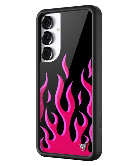Flames | Black & Red Samsung Galaxy Case