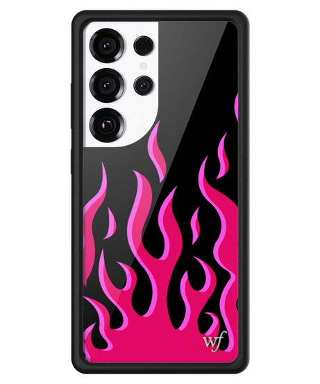Flames | Black & Red Samsung Galaxy Case