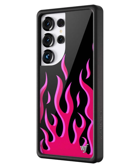Flames | Black & Red Samsung Galaxy Case