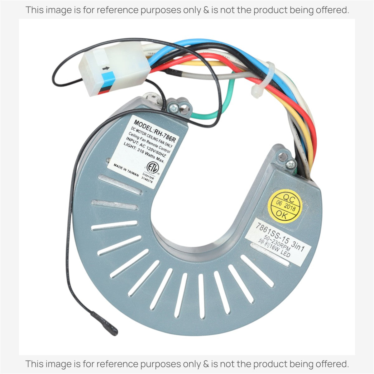 Anderic Substitute for Casablanca RH-786R 786SS-15 Rhine Ceiling Fan Receiver [RH786R]