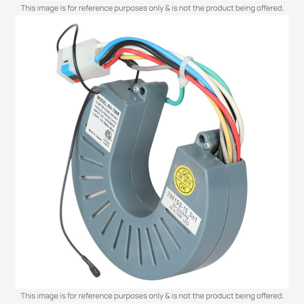 Anderic Substitute for Casablanca RH-786R 786SS-15 Rhine Ceiling Fan Receiver [RH786R]