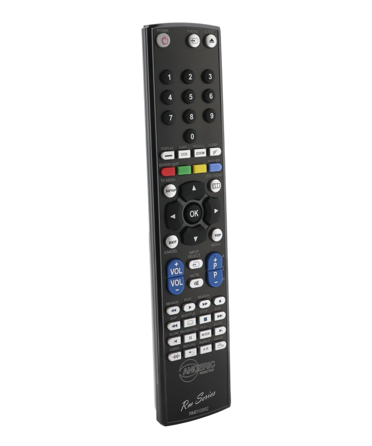 Anderic 076R0LJ030 TV/DVD Combo Remote Control for Sansui | No Programming | Works 076R0HE04A, 076R0LJ041 - RMD12052