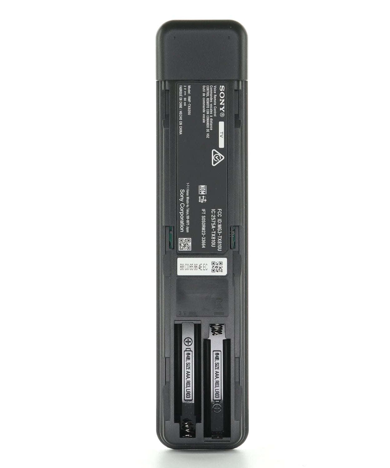 Sony RMF-TX820U TV Remote Control with Voice and App Shortcuts | RF | Netflix | Prime | Disney+ | YouTube | Crunchyroll - 1-019-559-11 | 1-019-559-12