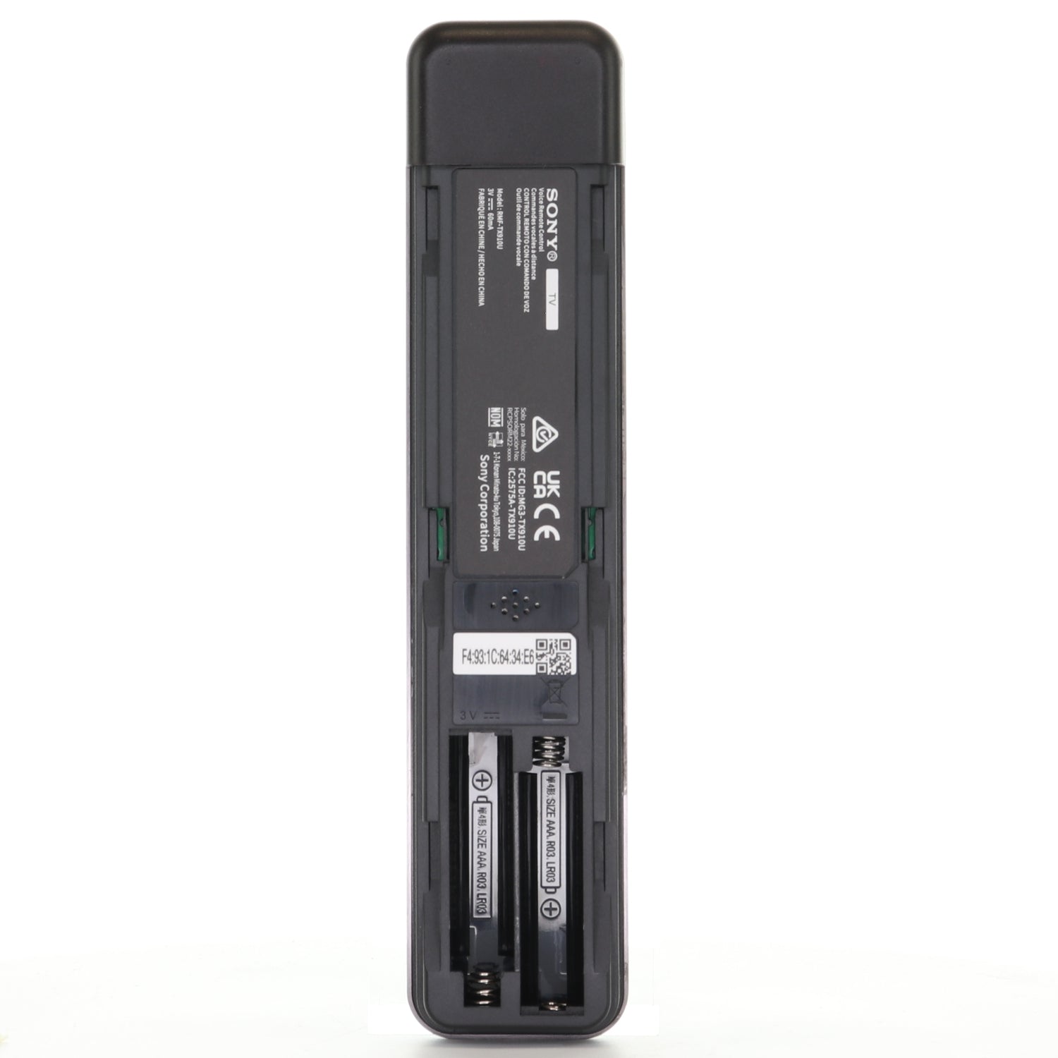 Sony RMF-TX910U Backlight Remote Control with Voice and Remote Finder - 1-016-949-21