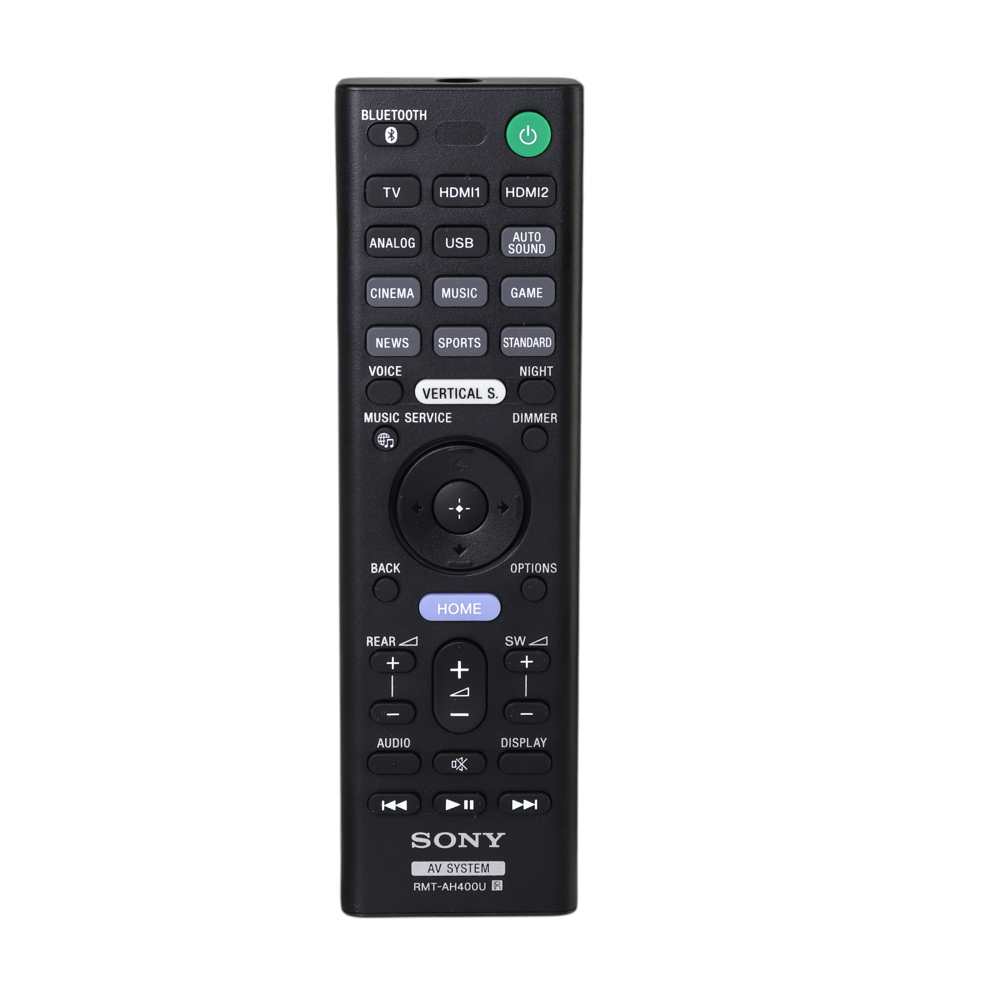 Sony RMT-AH400U Sound Bar Remote Control - 1-493-365-11