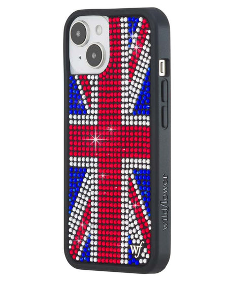 Rhinestone Union Jack iPhone Case