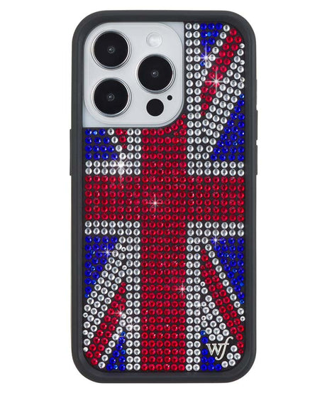 Rhinestone Union Jack iPhone Case