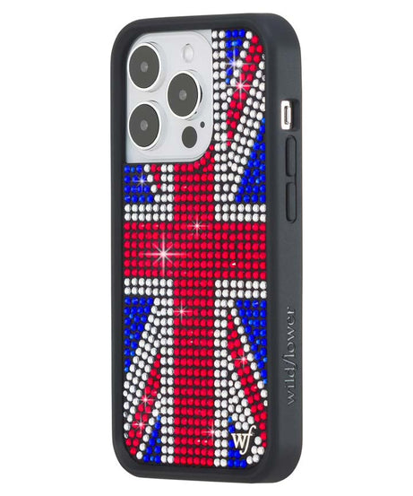 Rhinestone Union Jack iPhone Case