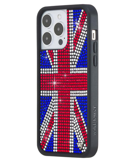 Rhinestone Union Jack iPhone Case