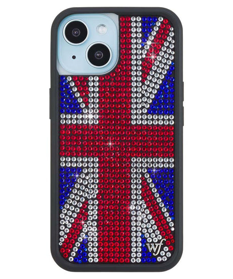 Rhinestone Union Jack iPhone Case