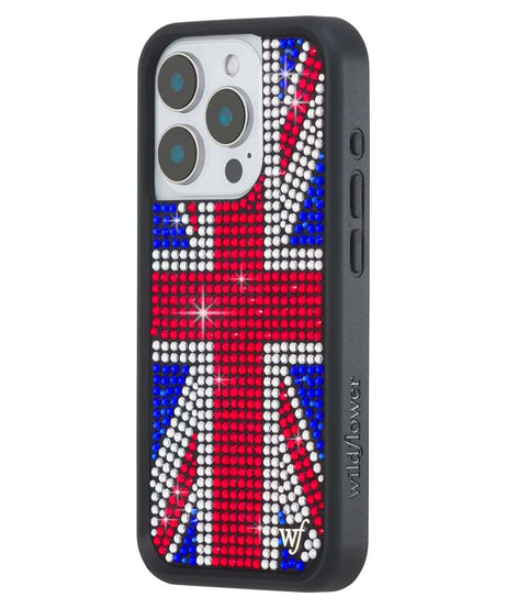 Rhinestone Union Jack iPhone Case