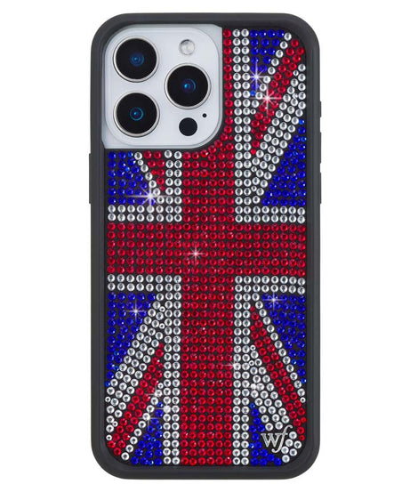 Rhinestone Union Jack iPhone Case