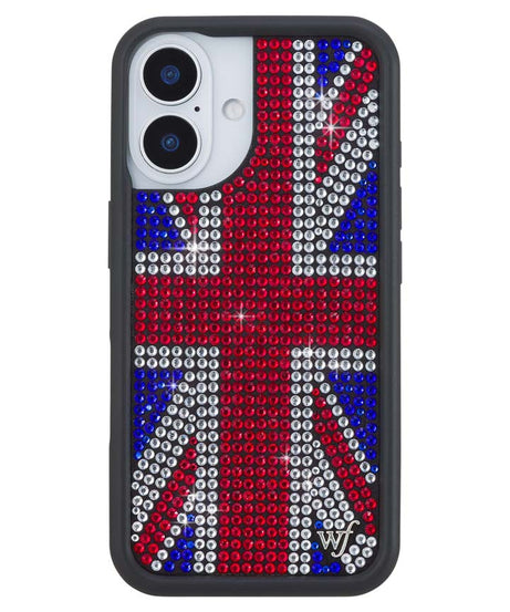 Rhinestone Union Jack iPhone Case