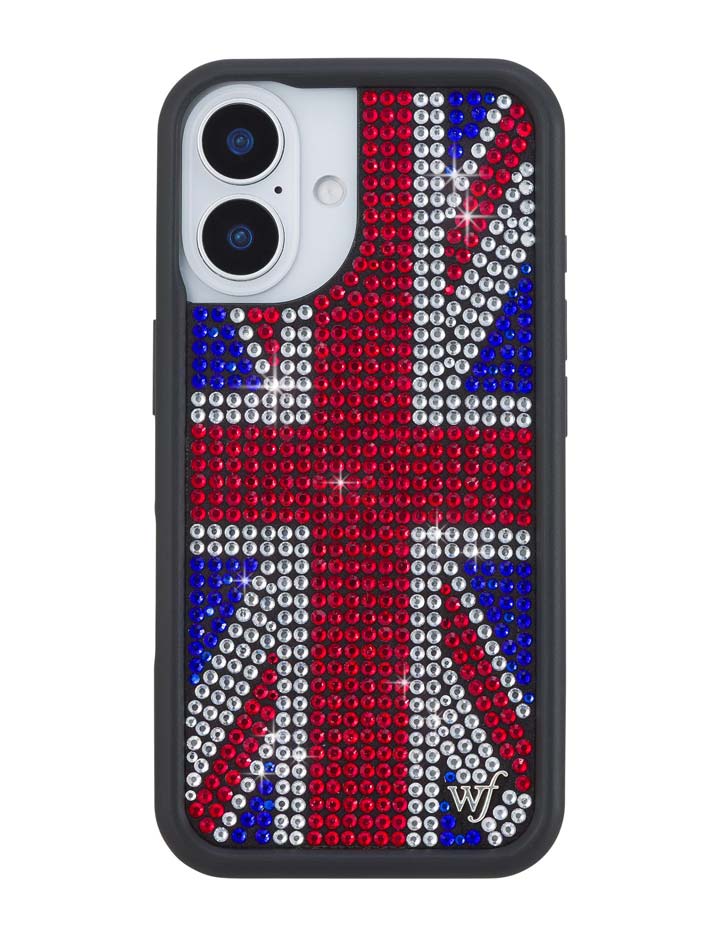Rhinestone Union Jack iPhone Case