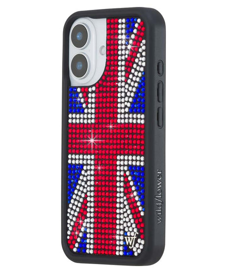 Rhinestone Union Jack iPhone Case
